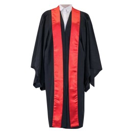 Tailor-made Hong Kong Metropolitan University Diploma of Education Graduation Gown E&L College Black Graduation Gown Red Ribbon Graduation Shoulder Strap Uniform Company DA330 Tailor-made Hong Kong Metropolitan University Diploma of Education Graduation Gown E&L College Black Graduation Gown Red Ribbon Graduation Shoulder Strap Uniform Company DA330